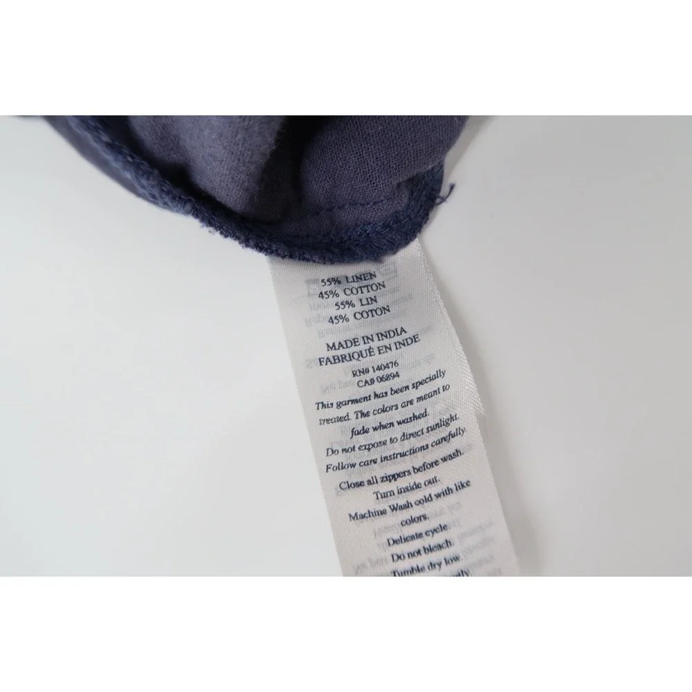 Faherty Malibu Shorts Cotton Linen Blend Summer‎ Dark Navy Men's Size 30